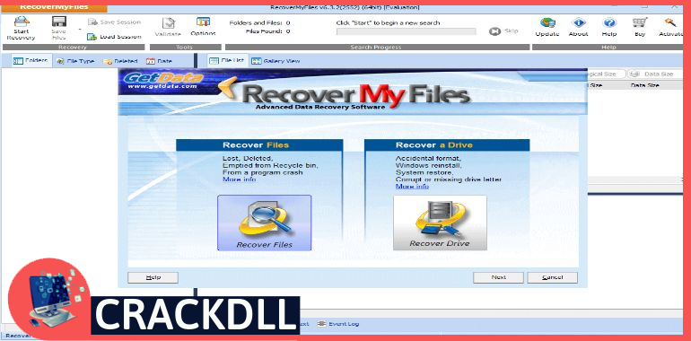 Get Data Recover My Files Crack Free Download